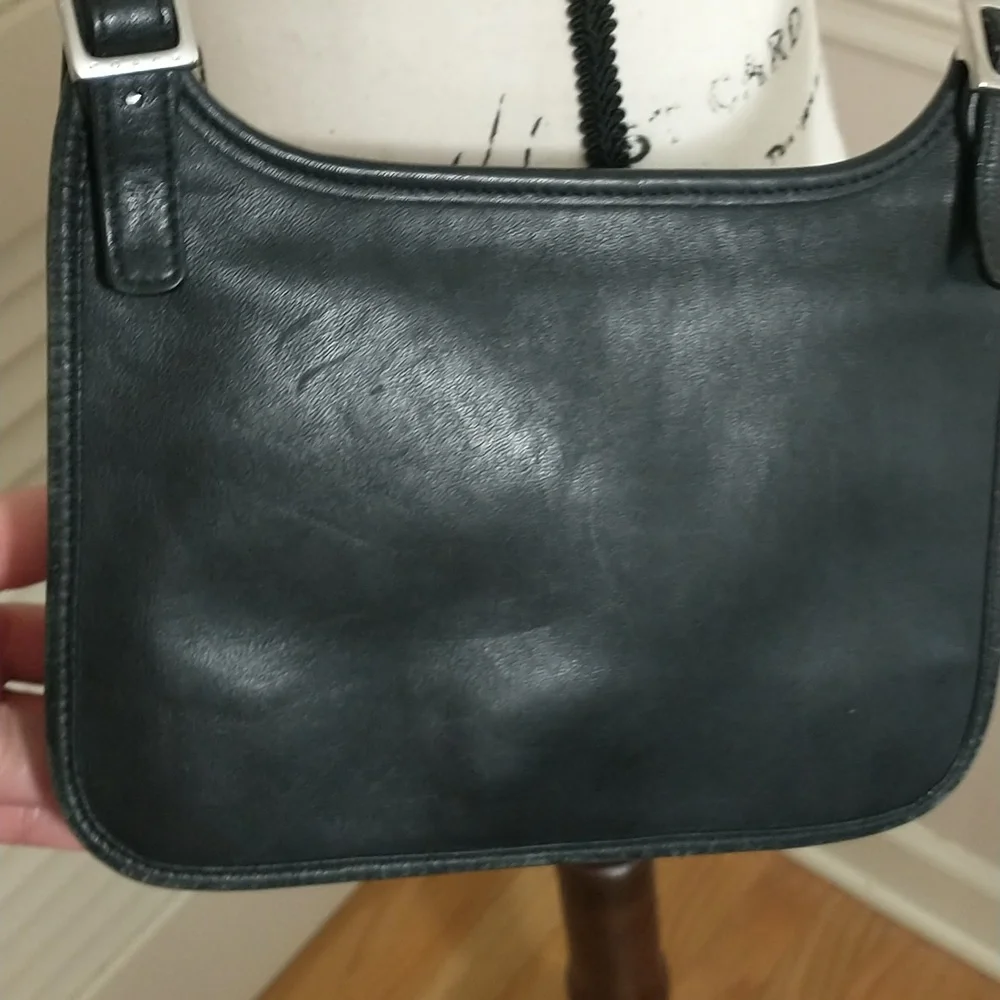 Vintage Coach Mini Hippie Leather Crossbody Foldover Flap‎ Bag, Purse, #9142
